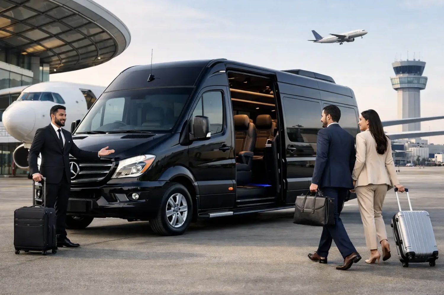 Executive airport drop-off service